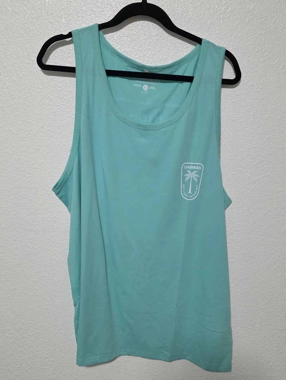 NWOT Chubbies Tank Too Size Xl